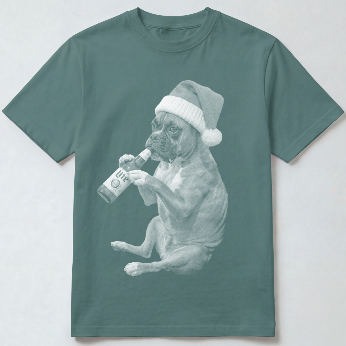 Boxer Christmas Beer T-Shirt
