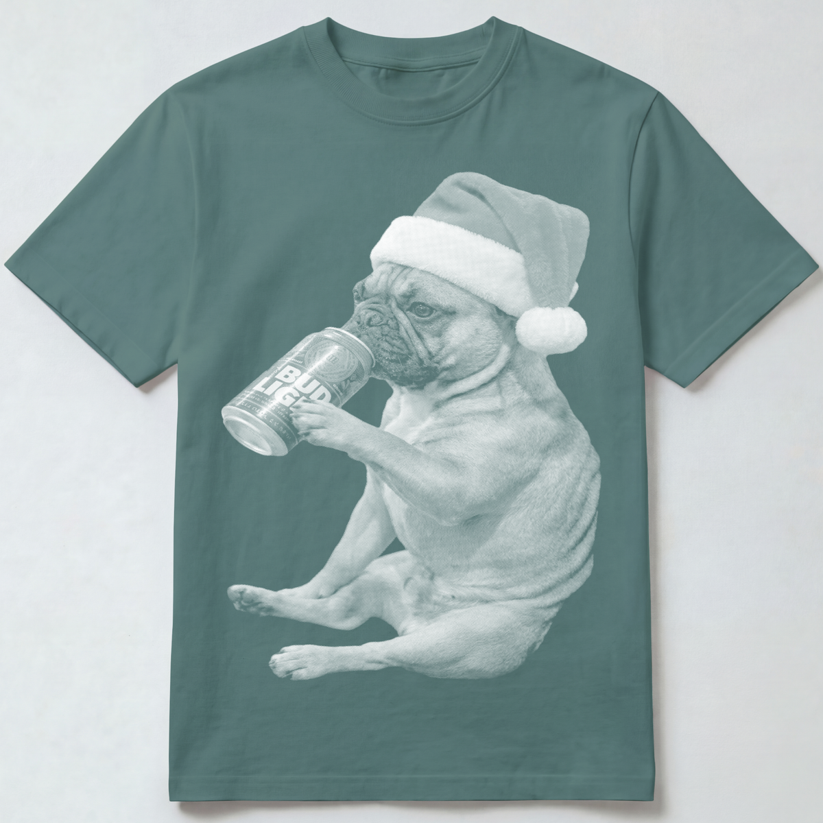 French Bulldog Christmas Beer T-Shirt
