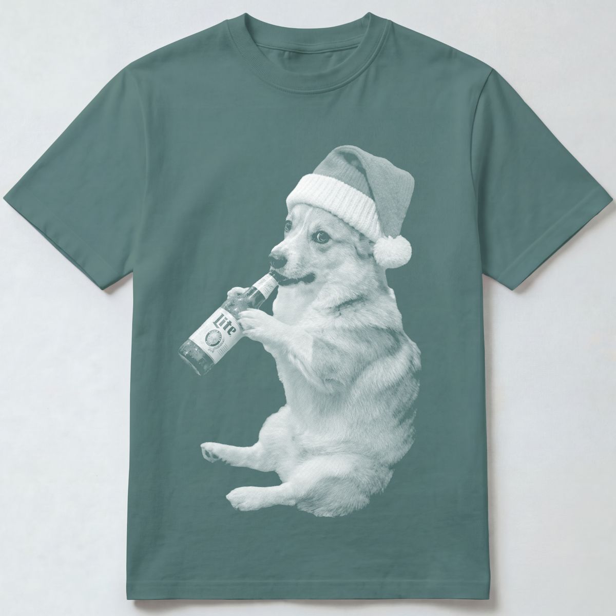 Corgi Christmas Beer T-Shirt