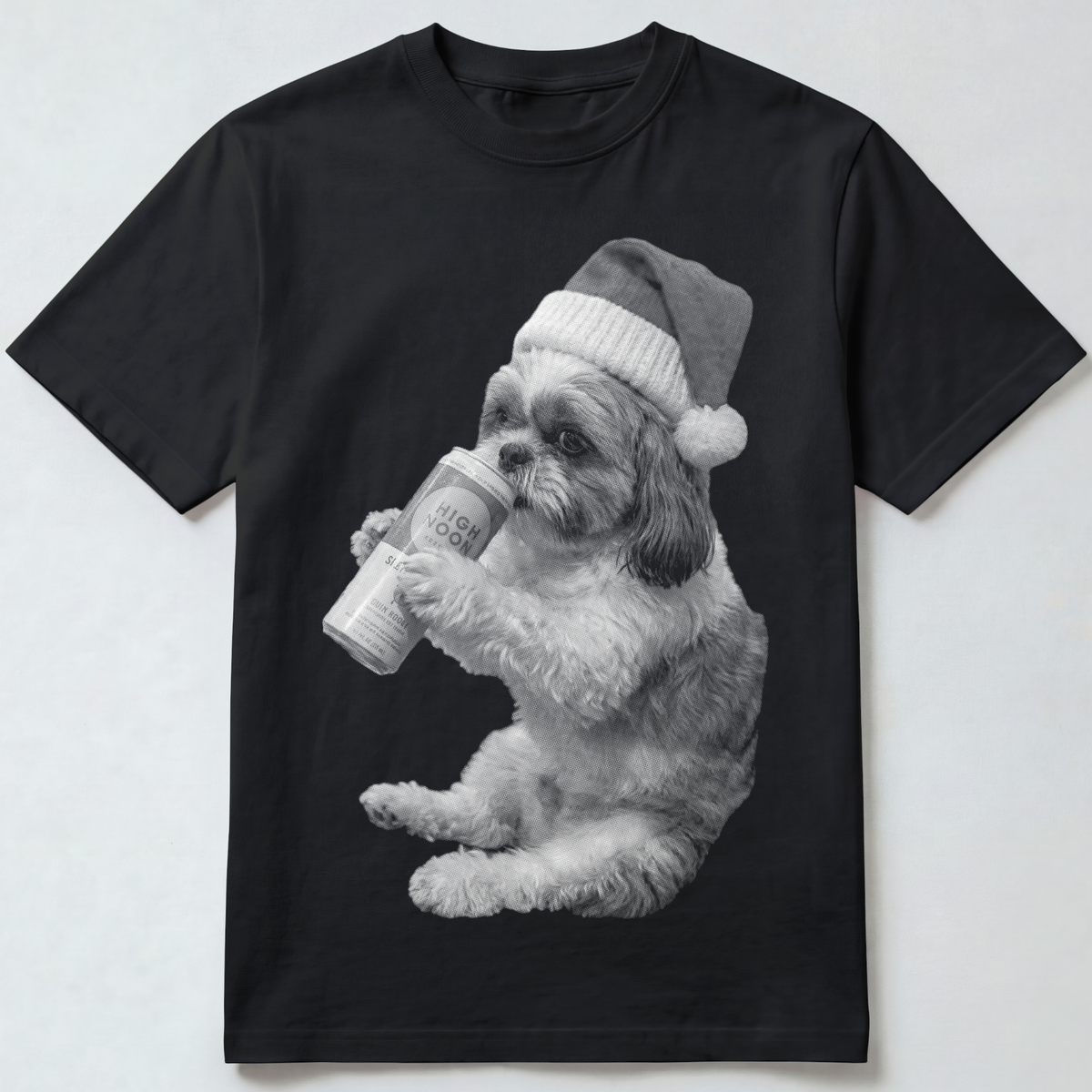 Shih Tzu Christmas Seltzer T-Shirt
