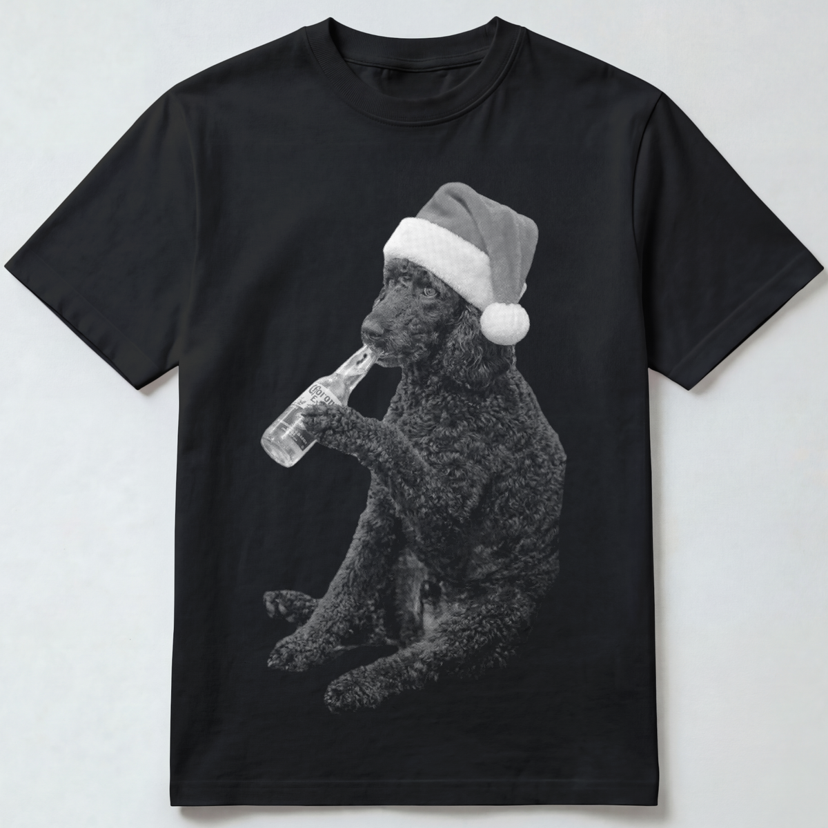 Poodle Christmas Beer T-Shirt