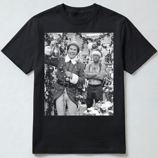 Elf & McClane Christmas Lights T-Shirts