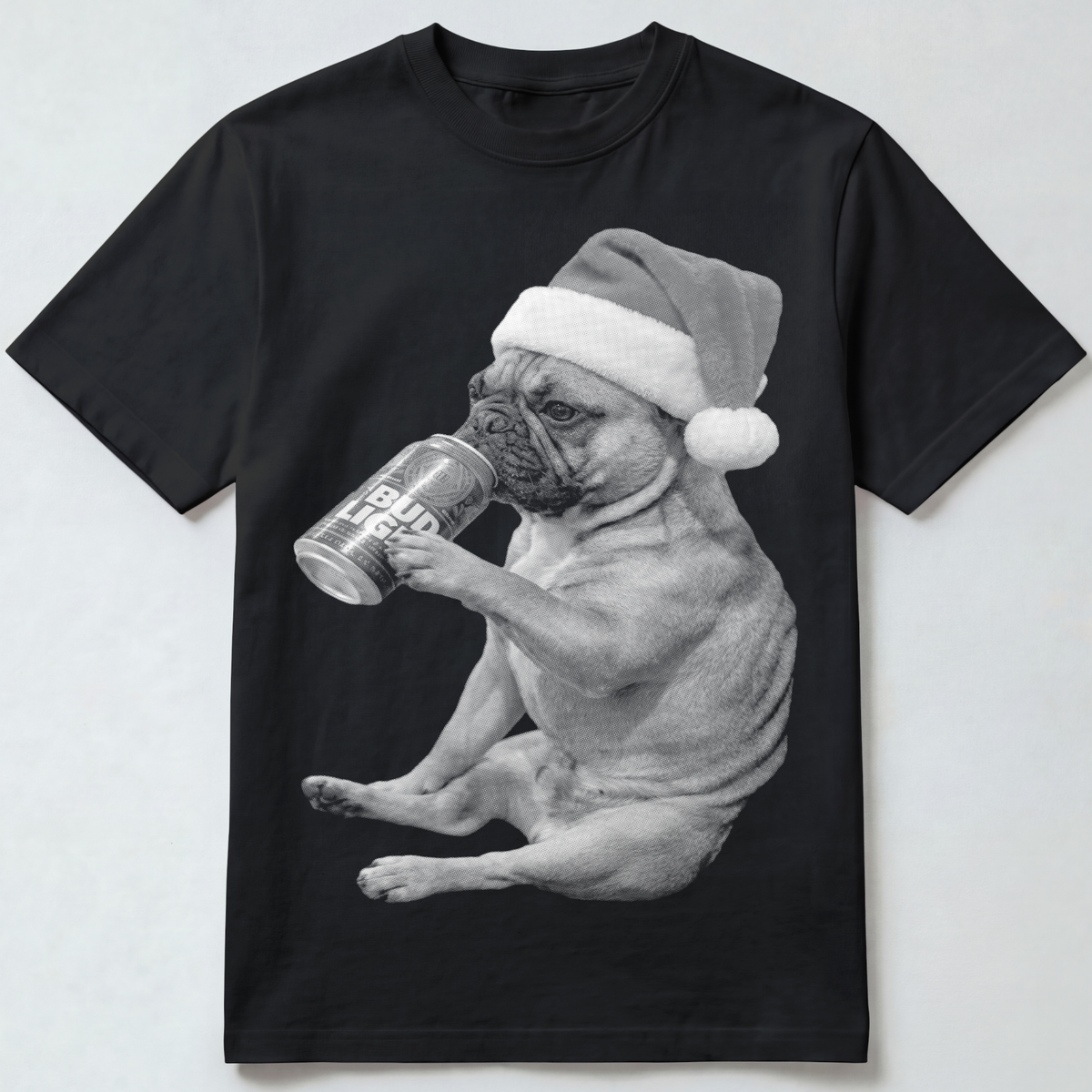 French Bulldog Christmas Beer T-Shirt