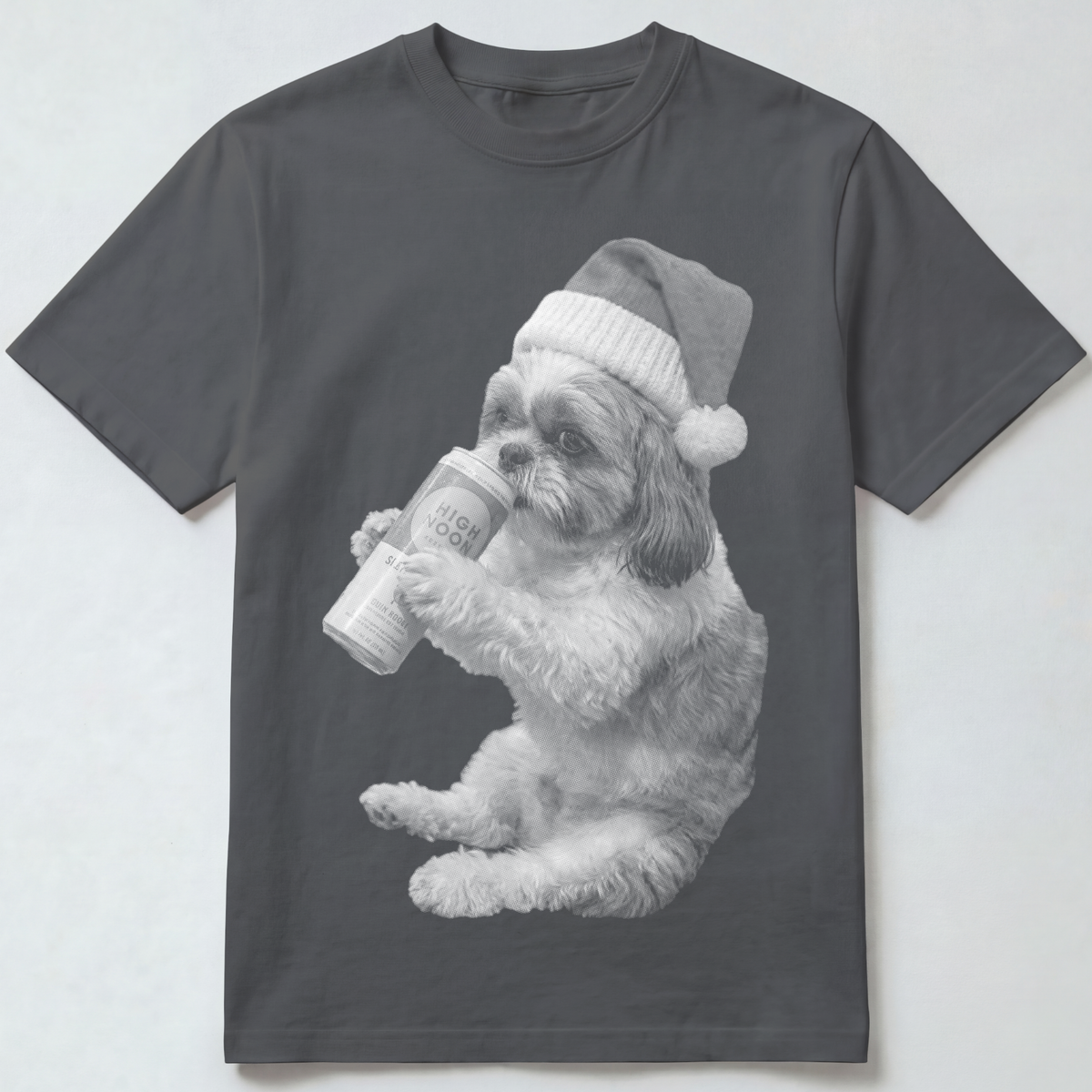 Shih Tzu Christmas Seltzer T-Shirt