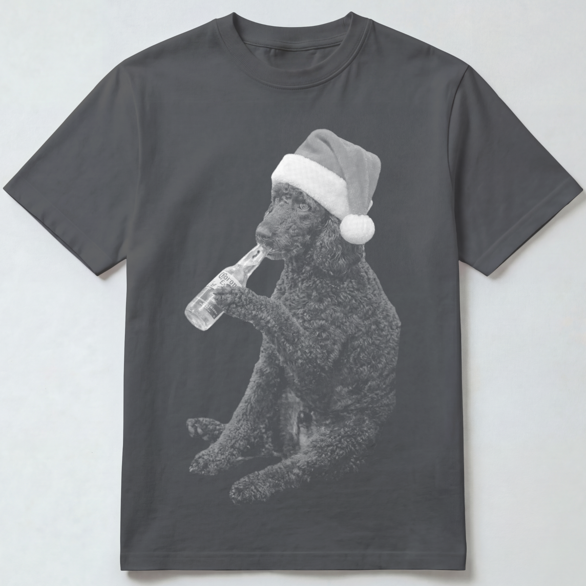 Poodle Christmas Beer T-Shirt