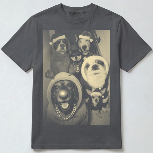 Dogs Wearing Christmas Outfits T-Shirt