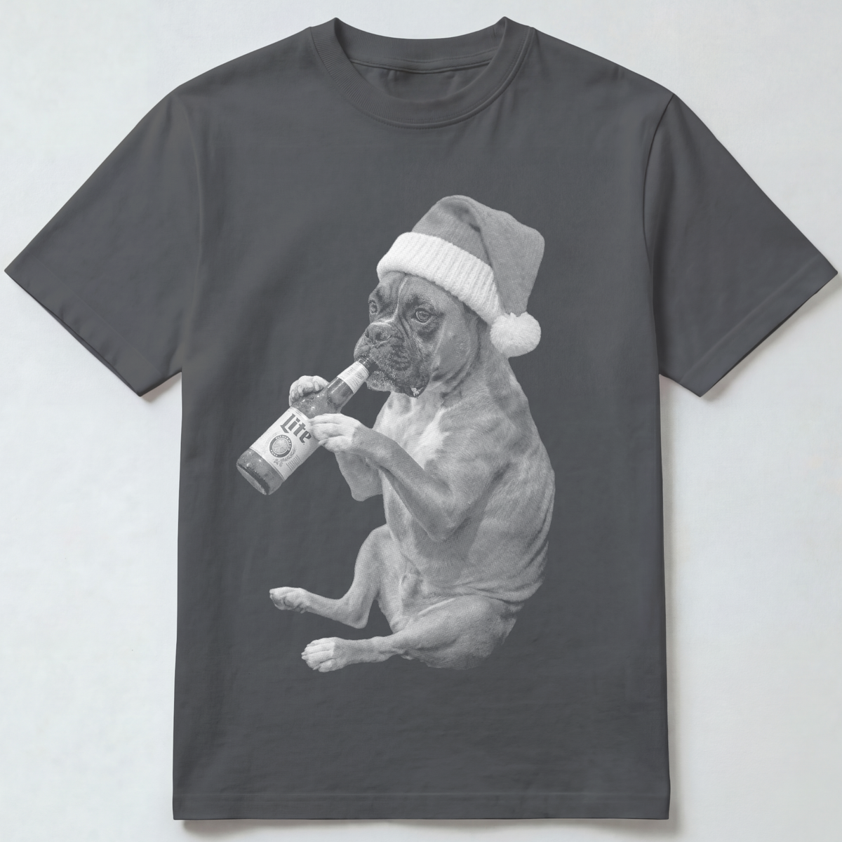 Boxer Christmas Beer T-Shirt