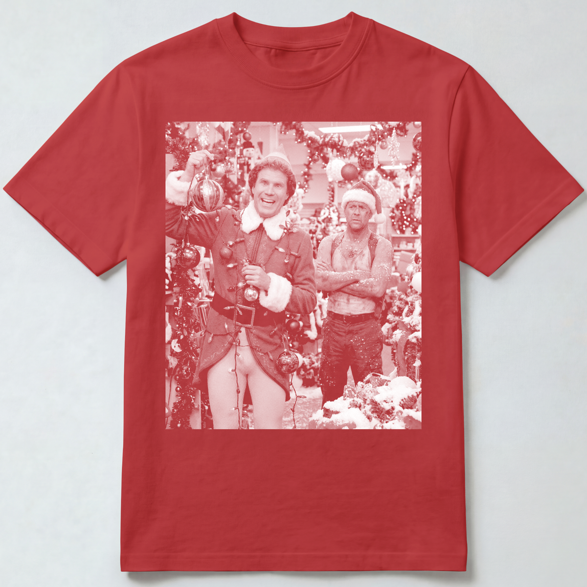 Elf & McClane Christmas Lights T-Shirts