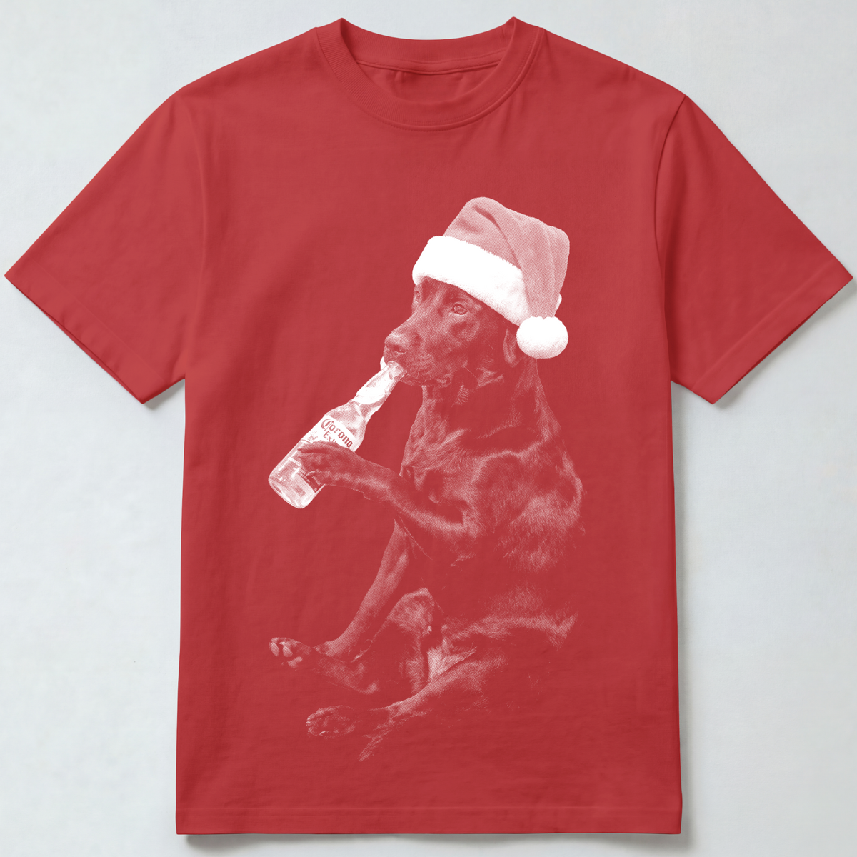 Labrador Christmas Beer T-Shirt