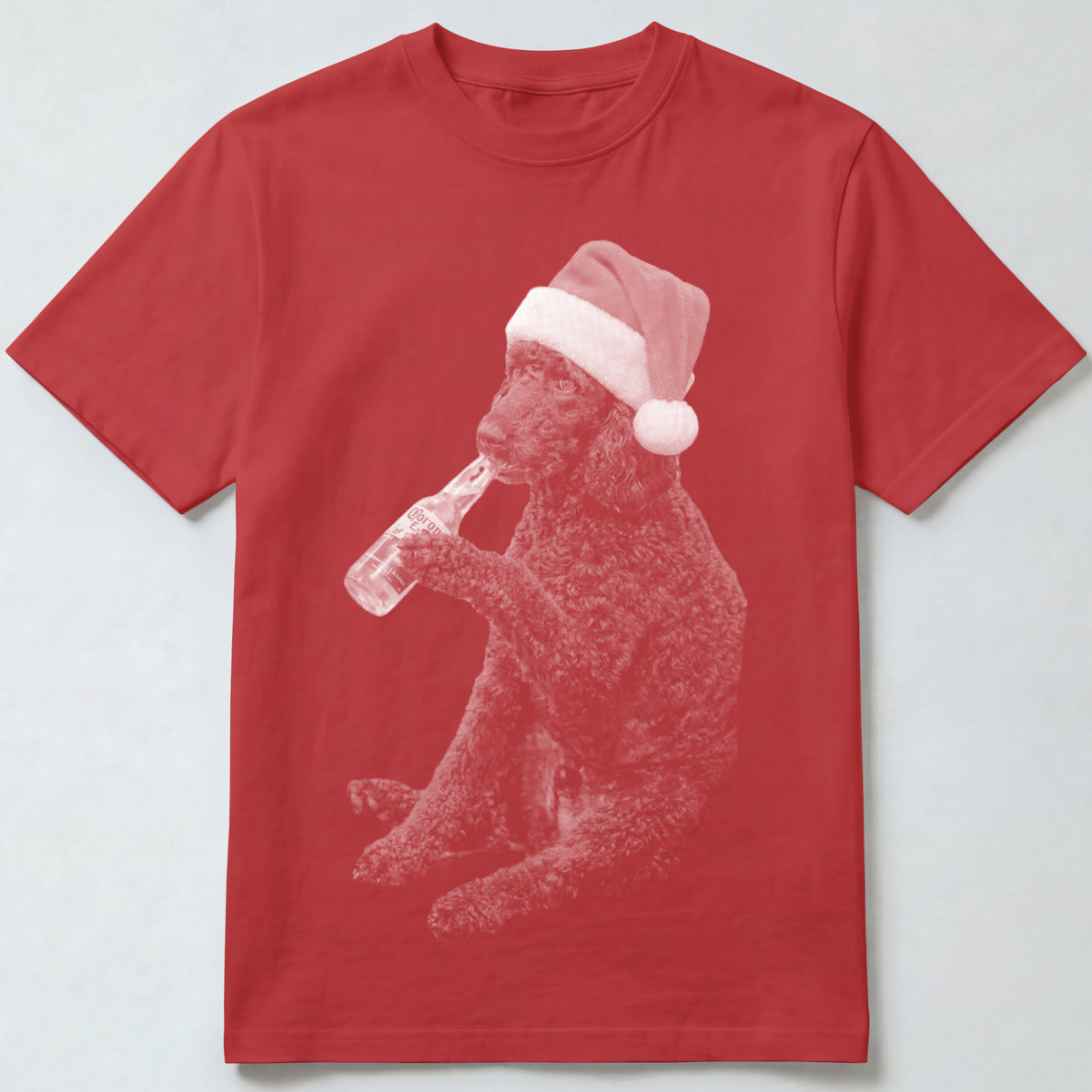 Poodle Christmas Beer T-Shirt