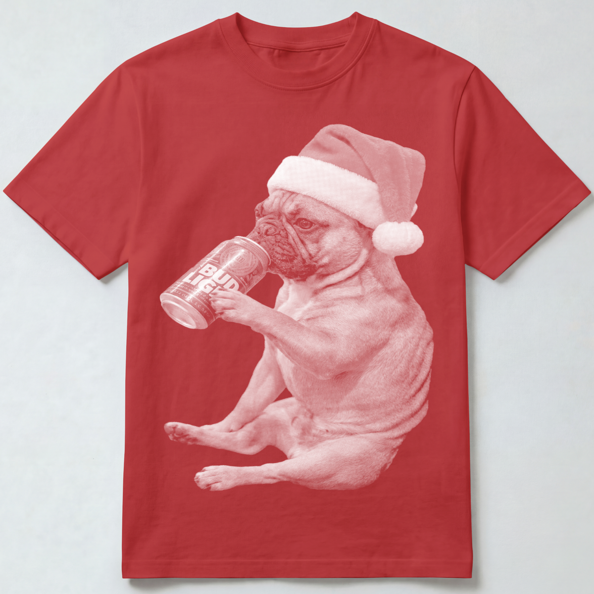 French Bulldog Christmas Beer T-Shirt
