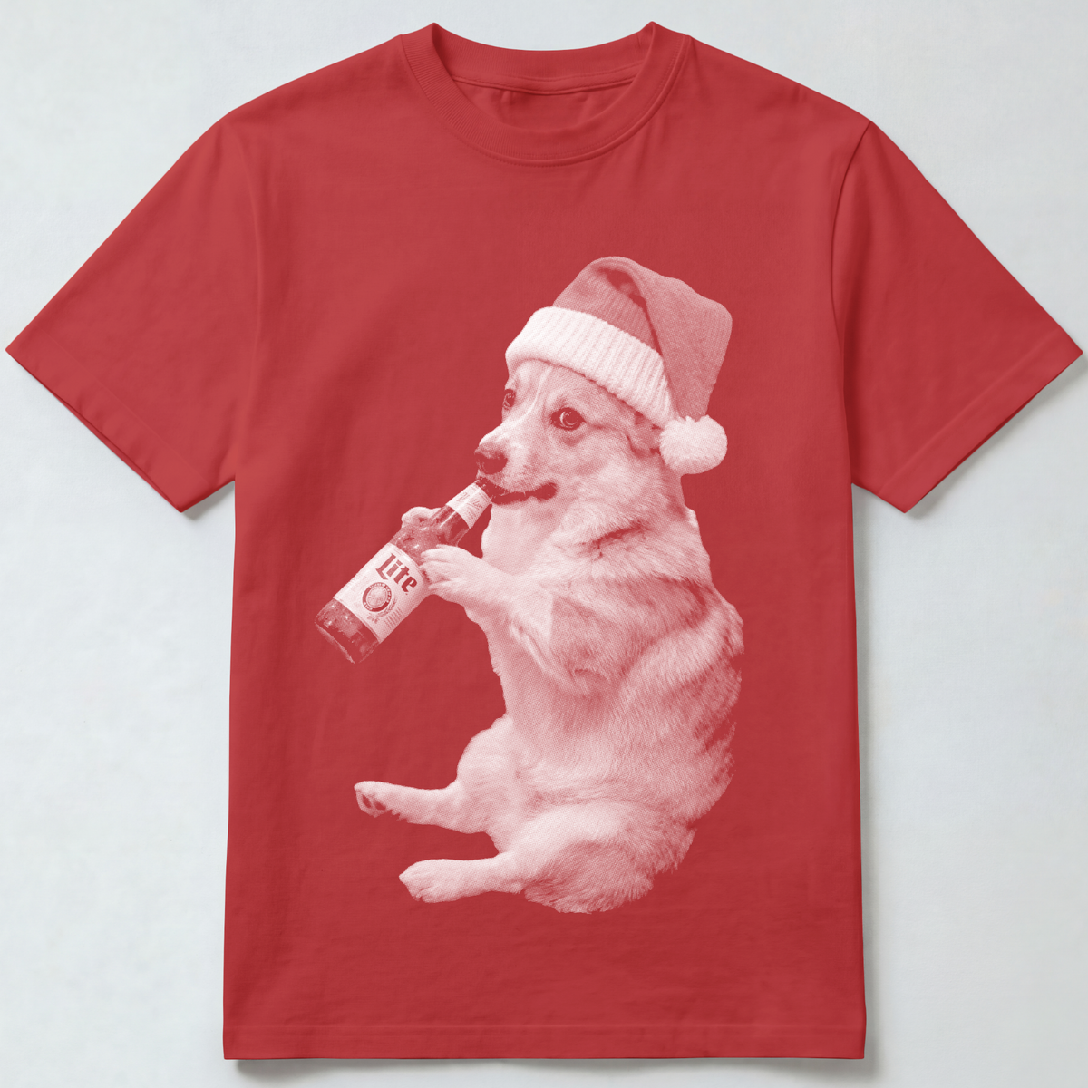 Corgi Christmas Beer T-Shirt
